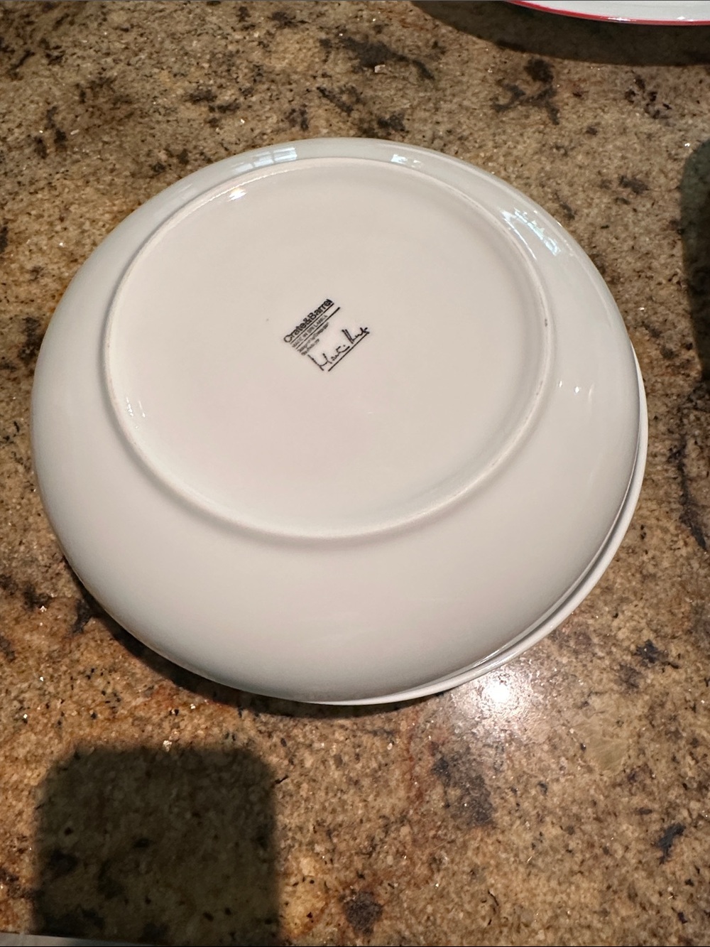 Set of 2 Crate & Barrel large bowl/plate Martin Hunt design. - Picture 2 of 6
